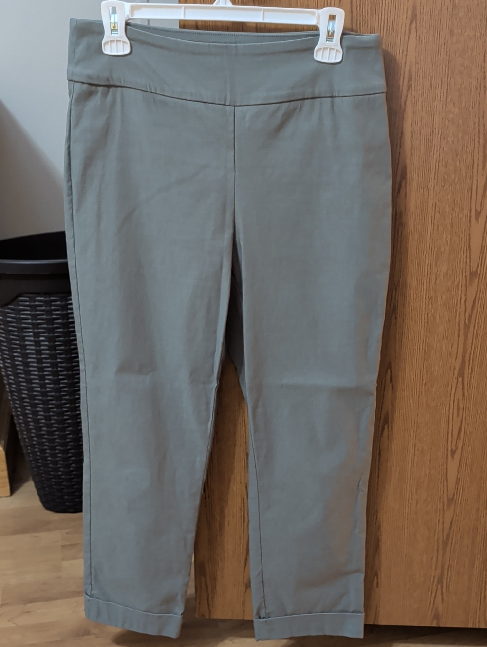 Tribal Cropped Pull-On Pants in Sage Green
